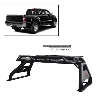 J | Atlas Roll Bar Kit | Includes 40 in LED Light Bar | Black | ATRB-TOTAB-KIT