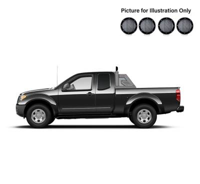Black Horse Off Road - J | Armour II Roll Bar Kit | Comes with a set of 5.3" Black Round Flood LED Lights | AR2-05B-PLFB - Image 7