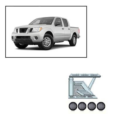 J | Armour II Roll Bar W/Basket Kit | Black | AR2-05BA3-PLFB