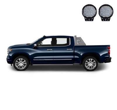 Black Horse Off Road - J | Armour II Roll Bar Kit | Set of 9" Round LED Lights | AR2-01B-PL69B - Image 4
