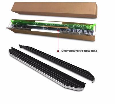 Black Horse Off Road - E | Premium Running Boards | Black | PR-W2076 - Image 11