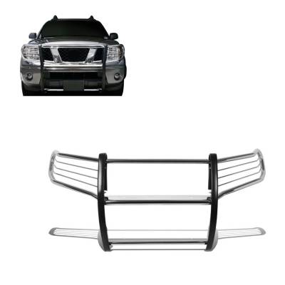 Grille Guard-Stainless Steel-Frontier/Pathfinder|Black Horse Off Road