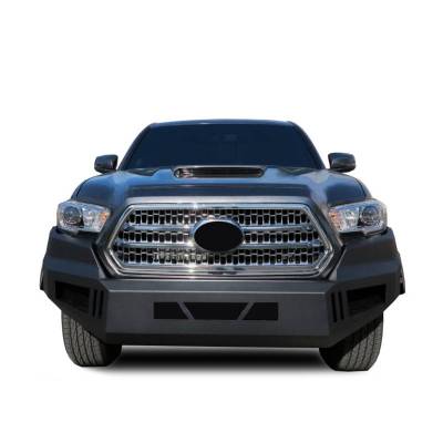 Black Horse Off Road - Armour Heavy Duty Front Bumper-Matte Black-2016-2023 Toyota Tacoma|Black Horse Off Road - Image 7