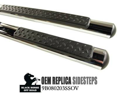 Black Horse Off Road - OEM Replica Side Steps-Stainless Steel-2011-2021 Jeep Grand Cherokee|Black Horse Off Road - Image 4