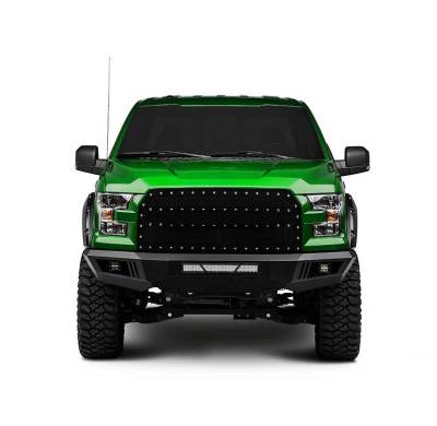 Black Horse Off Road - Armour Heavy Duty Front Bumper Kit-Matte Black-2015-2017 Ford F-150|Black Horse Off Road - Image 4