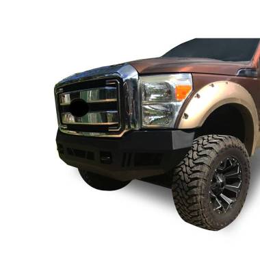 Black Horse Off Road - Armour Heavy Duty Front Bumper-Matte Black-2011-2016 Ford F-250 Super Duty/2011-2016 Ford F-350 Super Duty|Black Horse Off Road - Image 5