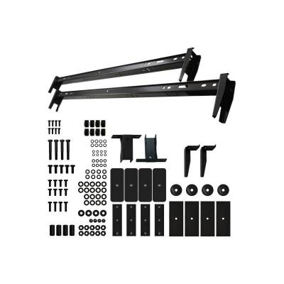 Black Horse Off Road - Black Horse Off Road Black Universal Two Bars Fit Most Work Vans Without Rain Gutters 600 lbs Weight Capacity fit 2014-21 City Express|2012-24 NV200|2015-22 Promaster City|2010-24 Transit Connect |Black Horse Off Road - Image 5
