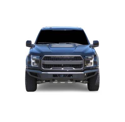 Black Horse Off Road - Armour Heavy Duty Front Bumper-Matte Black-2017-2020 Ford F-150|Black Horse Off Road - Image 3