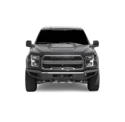 Black Horse Off Road - Armour Heavy Duty Front Bumper-Matte Black-2017-2020 Ford F-150|Black Horse Off Road - Image 4