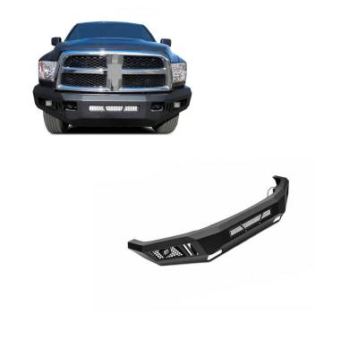 Black Horse Off Road - Armour Heavy Duty Front Bumper Kit-Matte Black-Acura MDX/Honda Odyssey/Honda Passport/Honda Pilot/Honda Ridgeline|Black Horse Off Road - Image 1