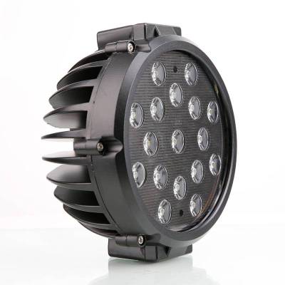 Black Horse Off Road - Pair of  7" Dia LED Lights -Clear- All cars,trucks And SUV's |Black Horse Off Road - Image 2