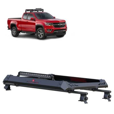 Traveler Roof Rack-Black-2016-2022 Chevrolet Colorado/2018-2021 Nissan Frontier/2019-2023 Ford Ranger|Black Horse Off Road