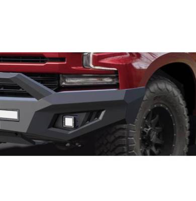 Black Horse Off Road - Armour II Heavy Duty Front Bumper Kit-Matte Black-2019-2021 Chevrolet Silverado 1500|Black Horse Off Road - Image 4