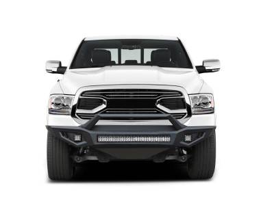 Black Horse Off Road - Armour II Heavy Duty Front Bumper Kit-Matte Black-2015-2018 Ram 1500|Black Horse Off Road - Image 4