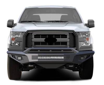 Black Horse Off Road - Armour II Heavy Duty Front Bumper Kit-Matte Black-2015-2017 Ford F-150|Black Horse Off Road - Image 4