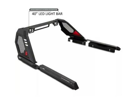 Vigor Roll Bar Kit-Black-VIRB02B-KIT-Make:Chevrolet|GMC|Dodge|Ram|Ford|Toyota