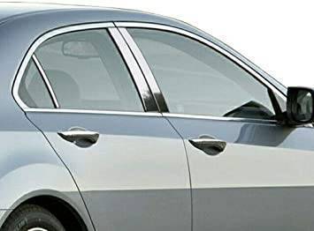 Black Horse Off Road - Pillar Post Trims-Chrome-2009-2014 Acura TSX|Black Horse Off Road - Image 3