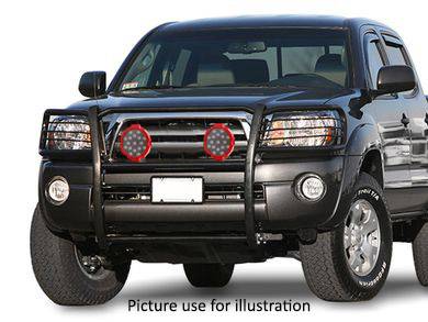 Grille Guard Kit-Black-17TO23MA-PLR-Material:Steel