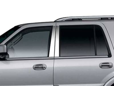 Pillar Post Trims-Chrome-1997-2002 Ford Expedition|Black Horse Off Road