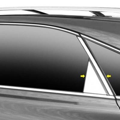 Pillar Post Trims-Chrome-2010-2016 Lexus RX|Black Horse Off Road