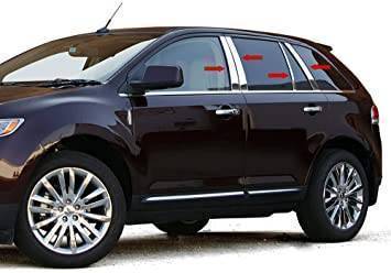 Black Horse Off Road - Pillar Post Trims-Chrome-2007-2015 Lincoln MKX|Black Horse Off Road - Image 3