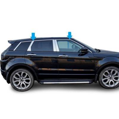 Black Horse Off Road - Pillar Post Trims-Chrome-2012-2016 Land Rover Range Rover Evoque|Black Horse Off Road - Image 3