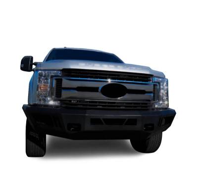 Black Horse Off Road - Armour Heavy Duty Front Bumper-Matte Black-2017-2022 Ford F-250 Super Duty/2017-2022 Ford F-350 Super Duty|Black Horse Off Road - Image 3