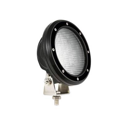 Black Horse Off Road - Classic Roll Bar With 2 Set of 5.3".Black Trim Rings LED Flood Lights-Stainless Steel-Colorado/Canyon/Tacoma|Black Horse Off Road - Image 6