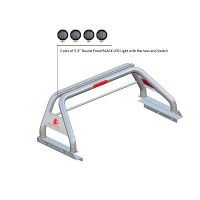 Classic Roll Bar Kit-Stainless Steel-RB005SS-PLFB-Material:Stainless Steel