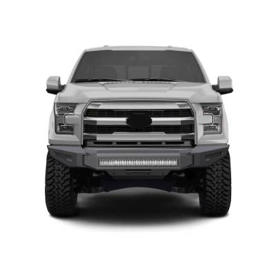 Black Horse Off Road - Armour II Heavy Duty Modular Front Bumper Kit-Matte Black-2015-2017 Ford F-150|Black Horse Off Road - Image 8