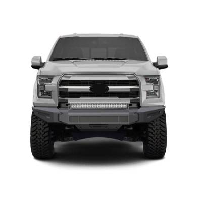 Black Horse Off Road - Armour II Heavy Duty Modular Front Bumper Kit-Matte Black-2015-2017 Ford F-150|Black Horse Off Road - Image 9