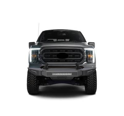 Black Horse Off Road - Armour II Heavy Duty Modular Front Bumper Kit-Matte Black-2021-2023 Ford F-150|Black Horse Off Road - Image 8
