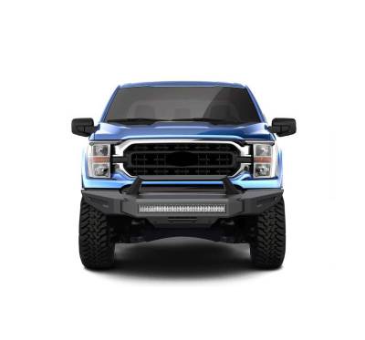 Black Horse Off Road - Armour II Heavy Duty Modular Front Bumper Kit-Matte Black-2021-2023 Ford F-150|Black Horse Off Road - Image 8