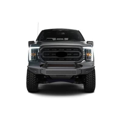 Black Horse Off Road - Armour II Heavy Duty Modular Front Bumper-Matte Black-2021-2023 Ford F-150|Black Horse Off Road - Image 7