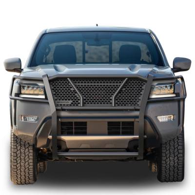 Rugged HD Grille Guard-Black-2022-2024 Nissan Frontier|Black Horse Off Road