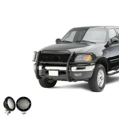 Grille Guard Kit-Black-17FP27MA-PLFB-Material:Steel