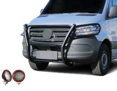 Grille Guard Kit-Black-17D503MA-PLFR-Dimension:54x40x14 Inches