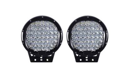 Black Horse Off Road - Armour II Basket With Set of 9" Black Round LED Light-Black-Tacoma/Colorado/Canyon/Ranger/Frontier|Black Horse Off Road - Image 4