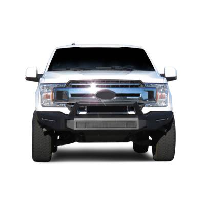 Black Horse Off Road - Armour II Heavy Duty Modular Front Bumper-Matte Black-2018-2020 Ford F-150|Black Horse Off Road - Image 9