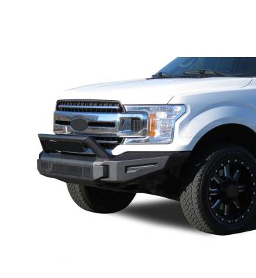 Black Horse Off Road - Armour II Heavy Duty Modular Front Bumper-Matte Black-2018-2020 Ford F-150|Black Horse Off Road - Image 10