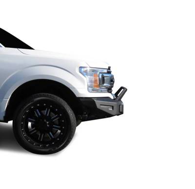 Black Horse Off Road - Armour II Heavy Duty Modular Front Bumper-Matte Black-2018-2020 Ford F-150|Black Horse Off Road - Image 12