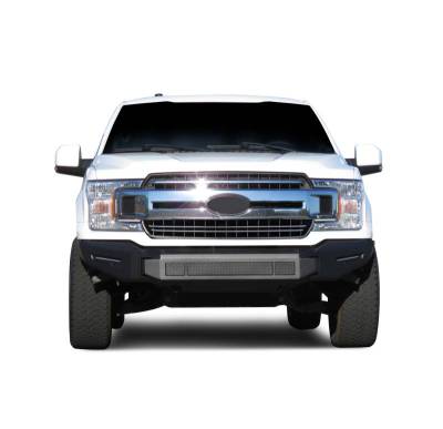 Black Horse Off Road - Armour II Heavy Duty Modular Front Bumper-Bumper Only-Matte Black-2018-2020 Ford F-150|Black Horse Off Road - Image 3