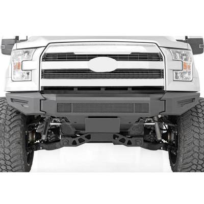 Black Horse Off Road - Armour II Heavy Duty Modular Front Bumper-Bumper Only-Matte Black-2015-2017 Ford F-150|Black Horse Off Road - Image 4