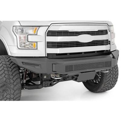 Black Horse Off Road - Armour II Heavy Duty Modular Front Bumper-Bumper Only-Matte Black-2015-2017 Ford F-150|Black Horse Off Road - Image 6