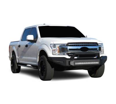 Black Horse Off Road - Armour II Heavy Duty Modular Front Bumper Kit-Matte Black-2018-2020 Ford F-150|Black Horse Off Road - Image 5