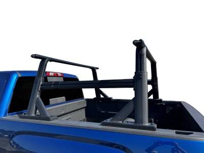 Black Horse Off Road - Spike Extendable Truck Bed Rack With Cross Bar-Black-Trucks|Black Horse Off Road - Image 15