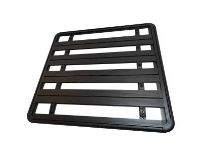 Spike Extendable Truck Bed Rack With Cross Bar & Platform Tray-Black-WHENP01B-Material:Aluminum