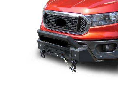 Black Horse Off Road - Armour III Heavy Duty Front Winch Bumper-Textured Black-2019-2023 Ford Ranger|Black Horse Off Road - Image 6