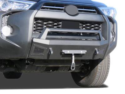 Black Horse Off Road - Armour III Heavy Duty Front Winch Bumper-Textured Black-2014-2023 Toyota 4Runner|Black Horse Off Road - Image 3