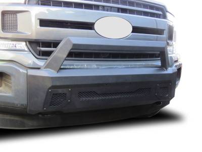Black Horse Off Road - Armour III Light Duty Front Bumper-Textured Black-2018-2020 Ford F-150|Black Horse Off Road - Image 3